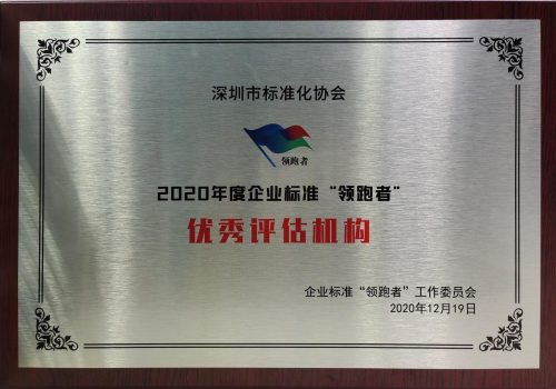 协会2020领跑者获奖证件图